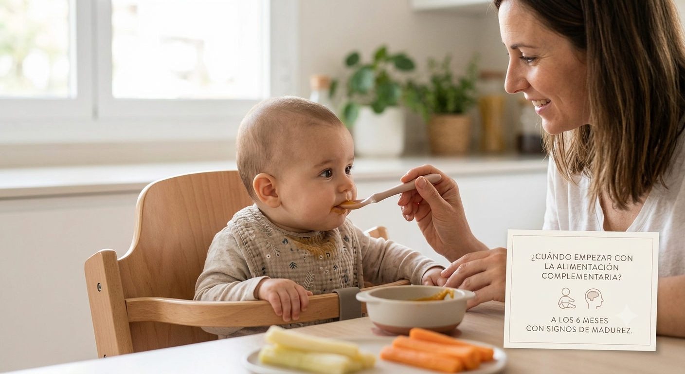 ¿Cuándo empezar con la alimentación complementaria?